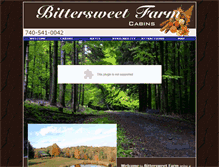 Tablet Screenshot of bittersweetfarmbb.com